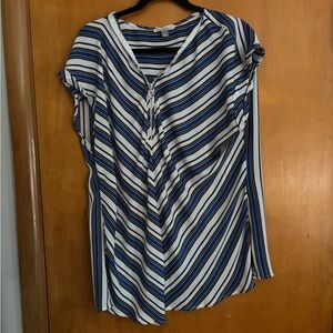 Roz and Ali half sleeve stripped Blouse size 1X